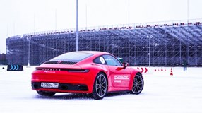 Стиль вождения - зимний. Porsche Experience Winter 2020.